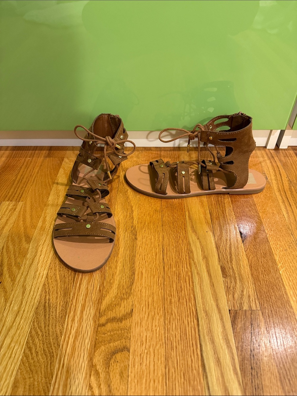 Dolce Vita Brown Lace-Up Gladiator Sandals Size 7 Women’s